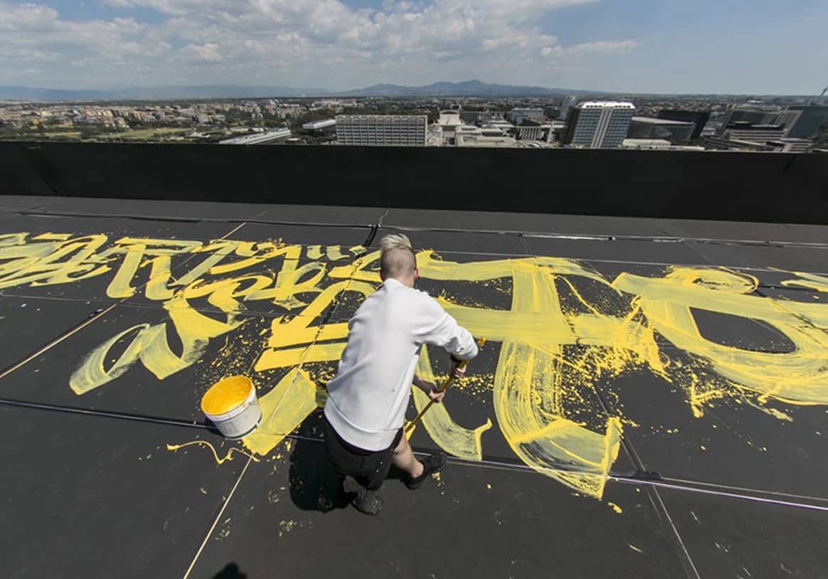 Российский художник нарисовал для Fendi самое большое граффити в Италии