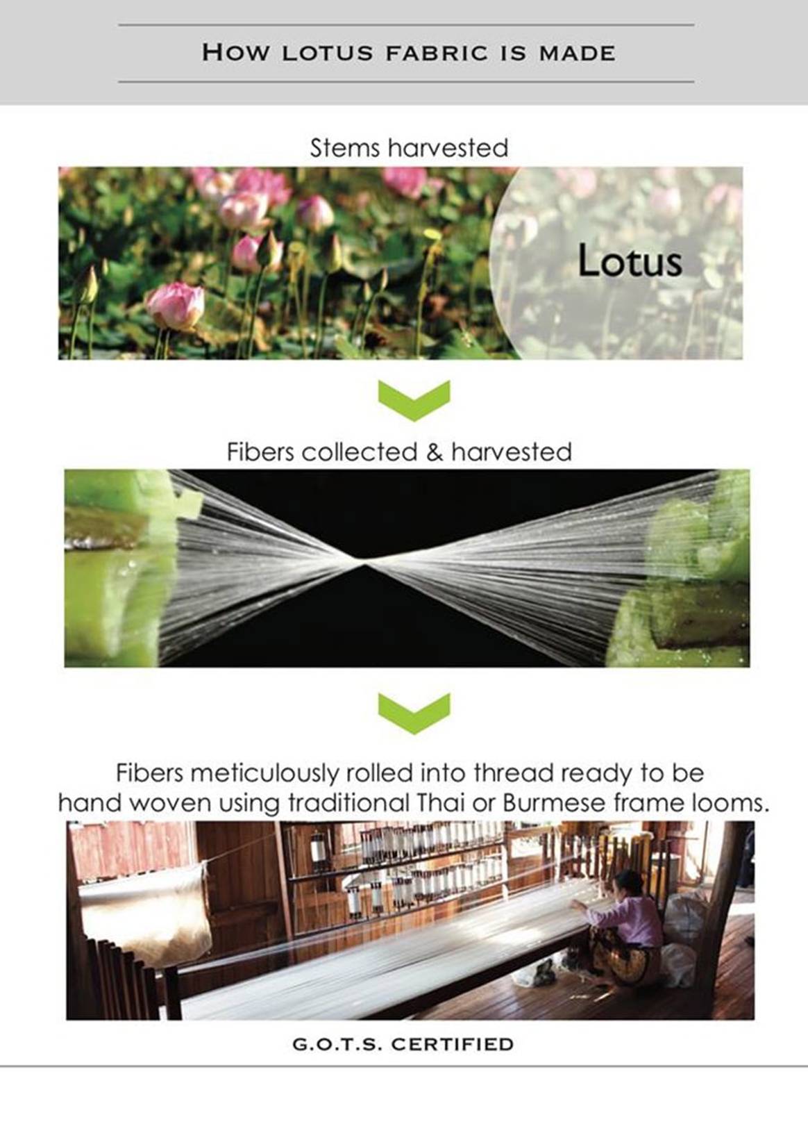 Duurzame textiel innovaties: lotus vezel
