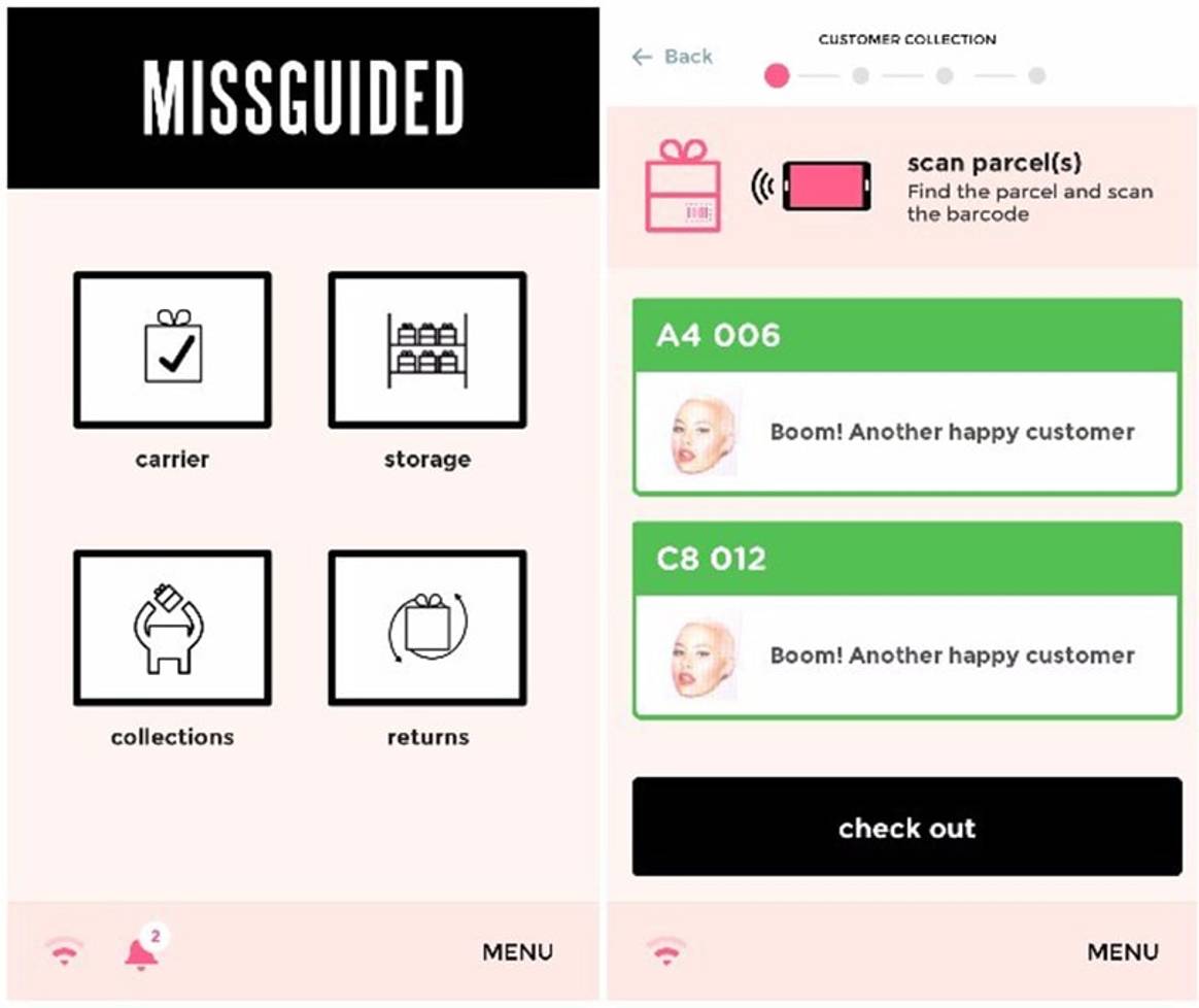 Missguided deploys Doddle into flagship stores