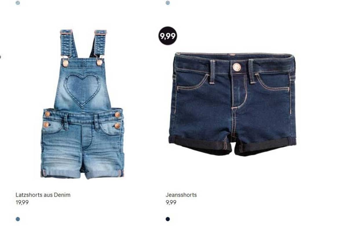 H&M gerät wegen zu kurzer Mädchen-Shorts in die Kritik