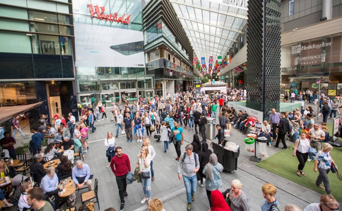 Westfield footfall boosted by athletics
