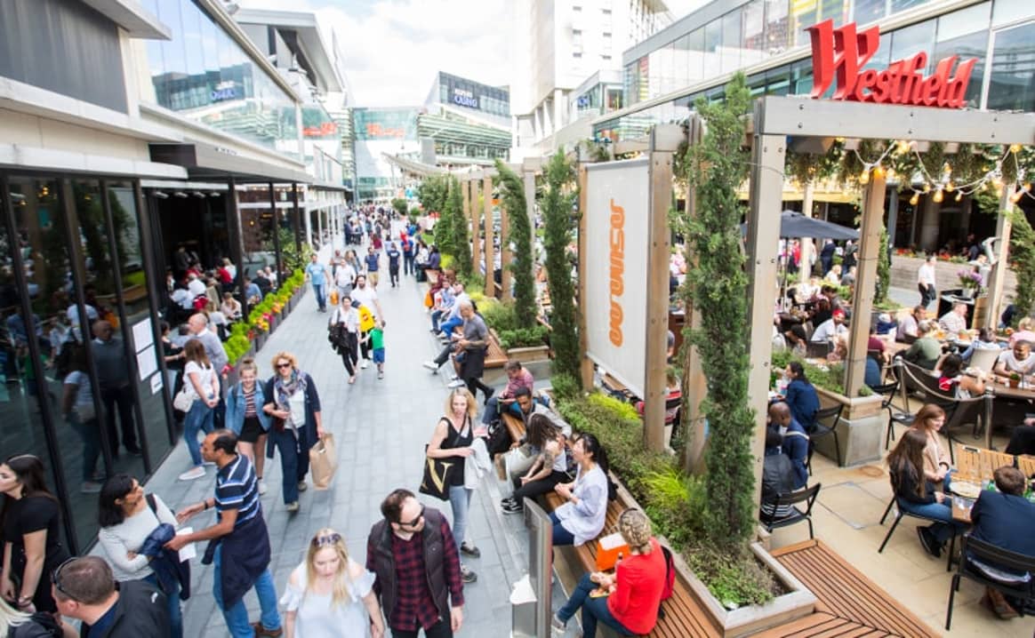 Westfield footfall boosted by athletics