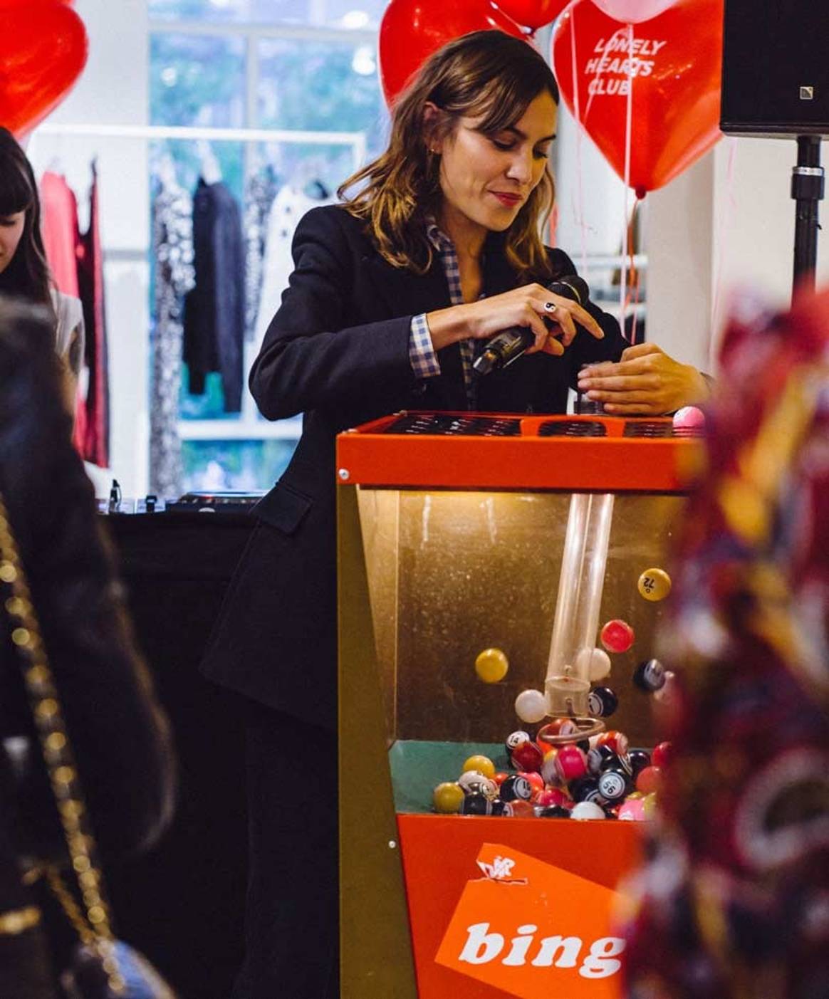 Alexa Chung goes for Bingo at her second collection drop