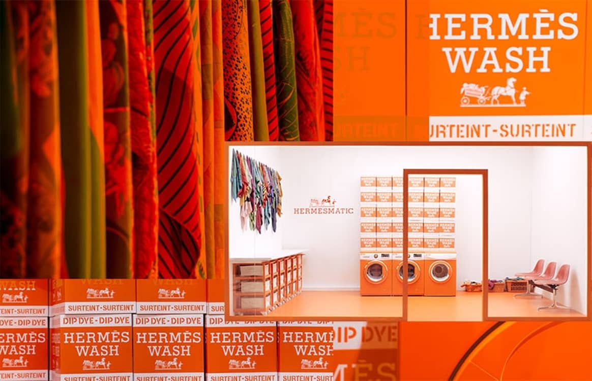 В "Цветном" открывается мини-прачечная HermèsMatic