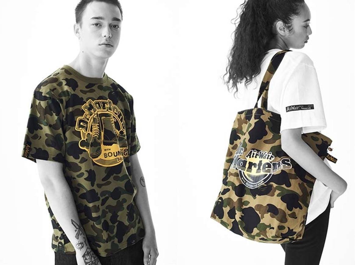 Dr. Martens x A Bathing Ape to launch end of January