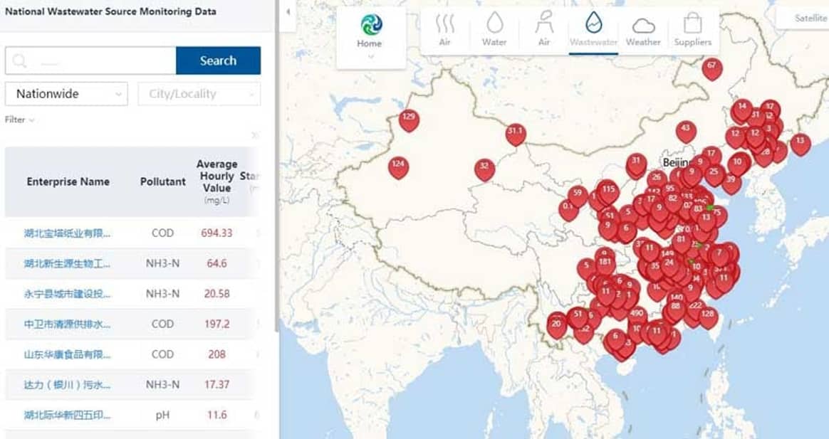 Erste grüne Karte zur Lieferkette verbindet Marken mit ihren Fabriken in China