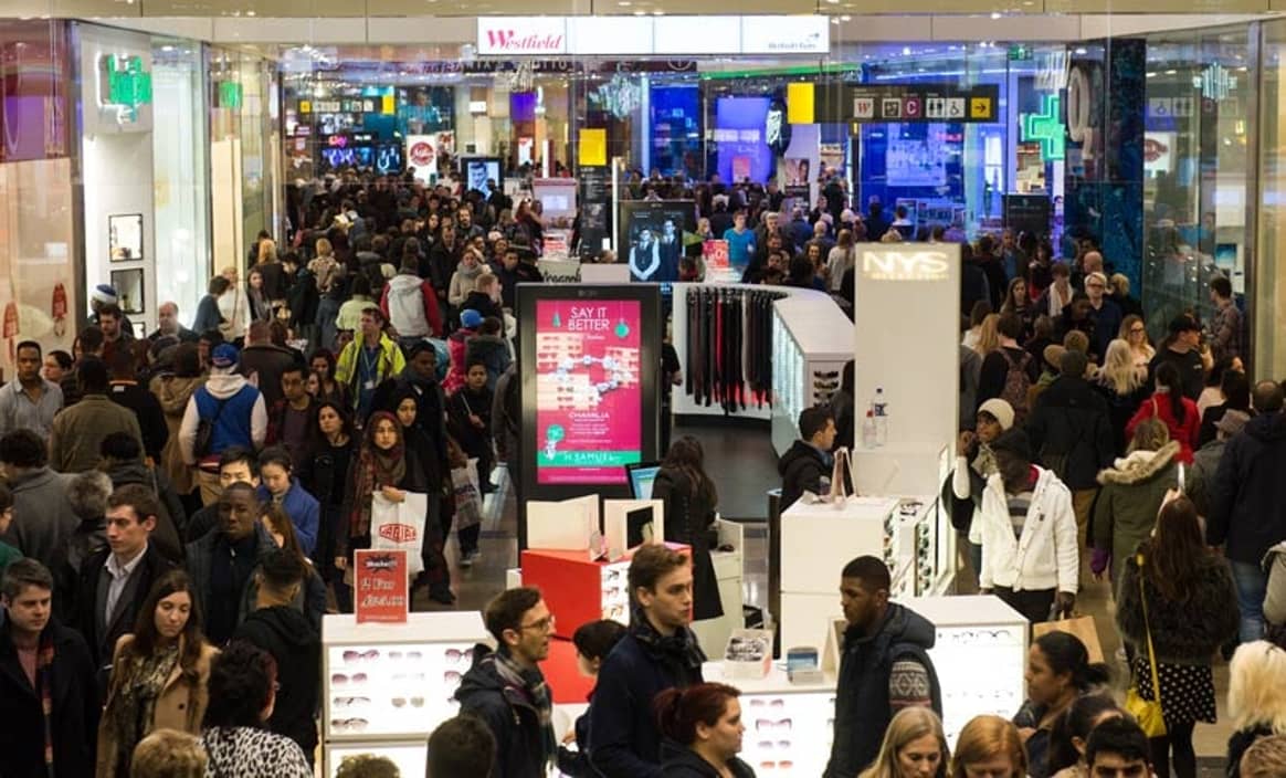 Westfield bucks trend with an increase in visitors over Christmas
