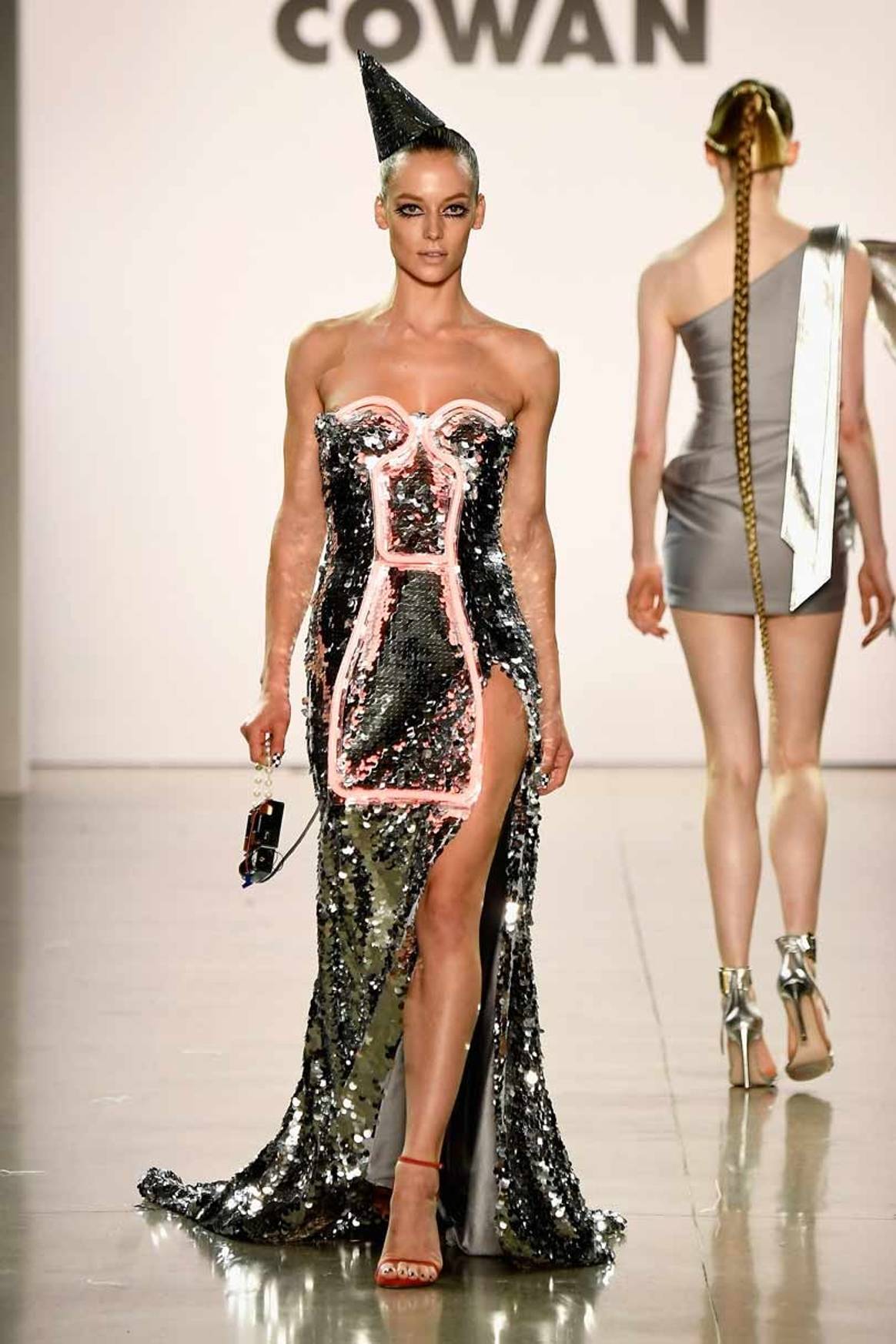 Christian Cowan goes for glitter and glamour for New York Fashion Week