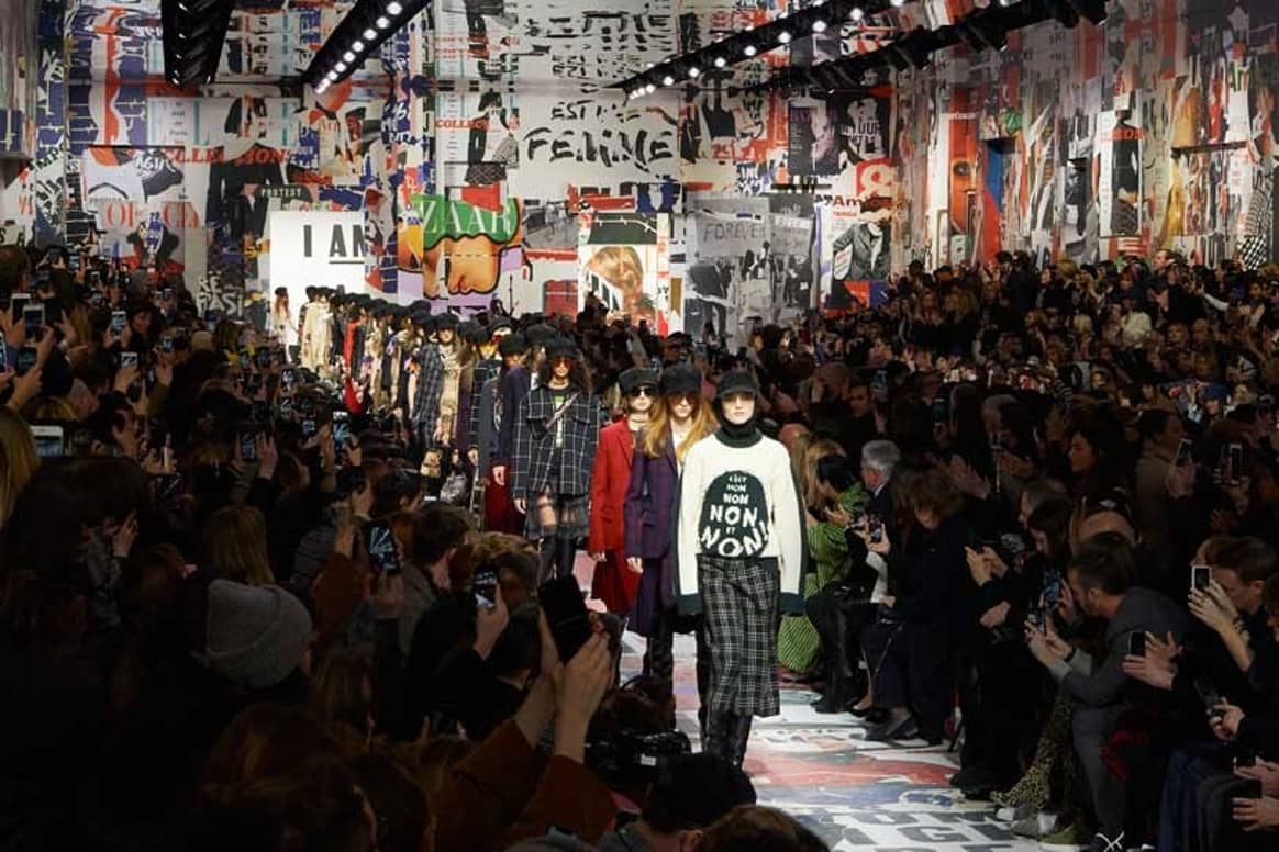 Dior summons spirit of 68 in #MeToo feminist Paris Fashion Week