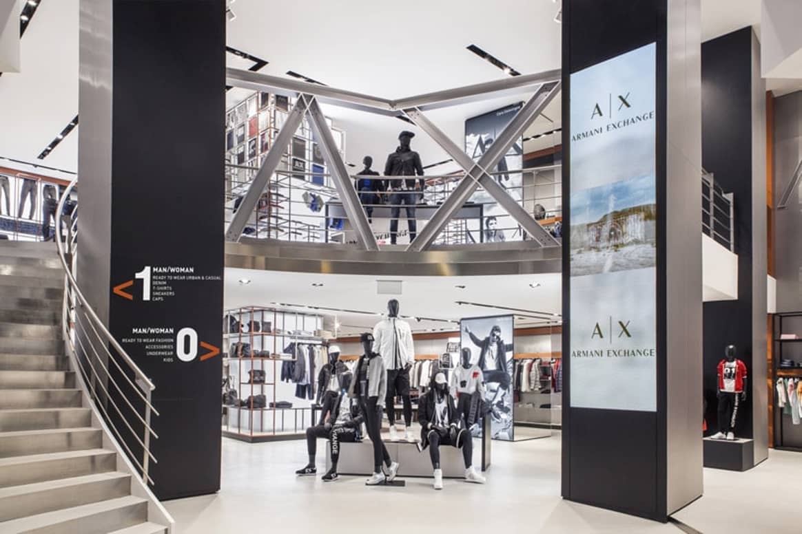 Kijken: De nieuwe Armani Exchange winkel in Antwerpen