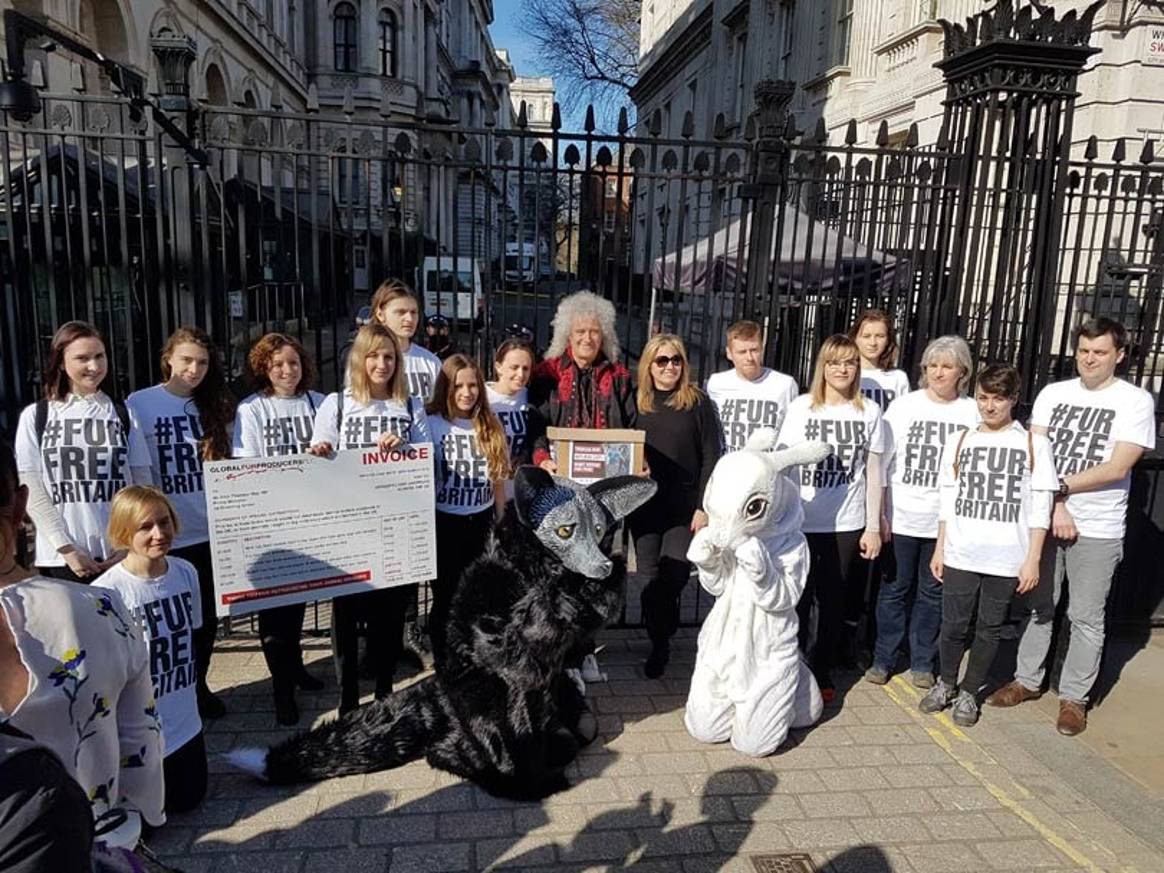 425,000 signatures delivered to No 10 calling for UK Fur-Trade Ban