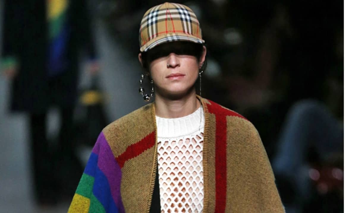 Rainbows and retro pieces: Bailey bows out at Burberry