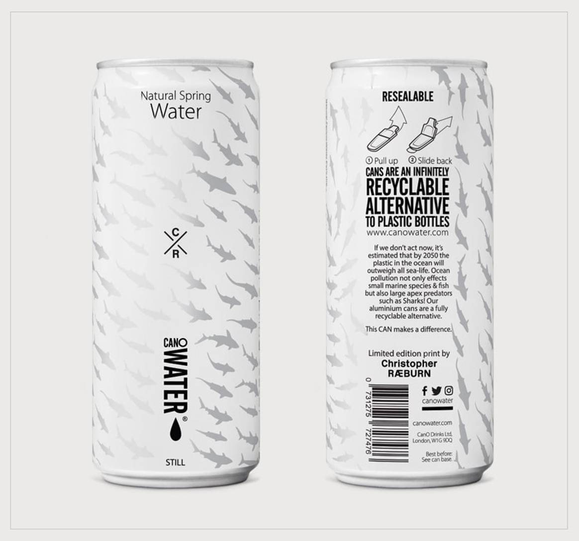 Christopher Raeburn designs aluminum water cans for London Zoo