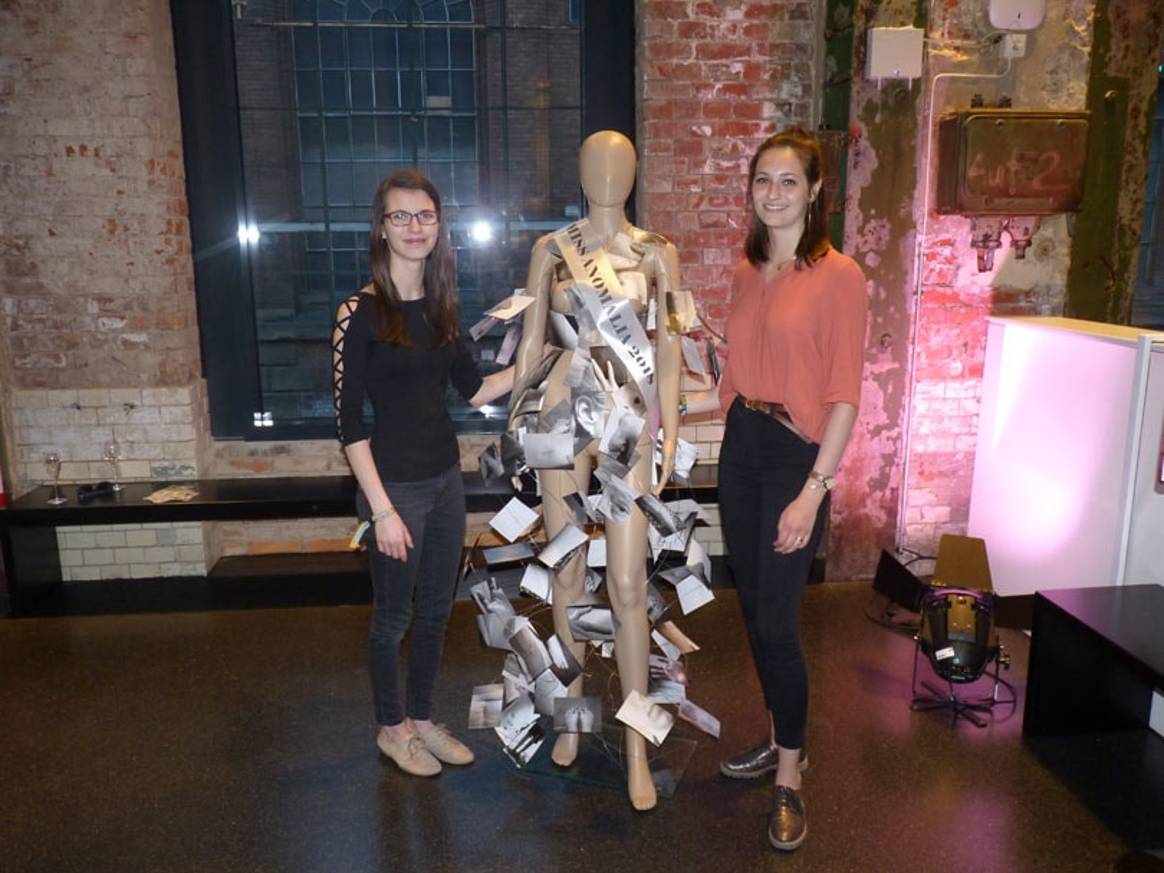 German students exhibit fairy-tale inspired clothing in former power plant