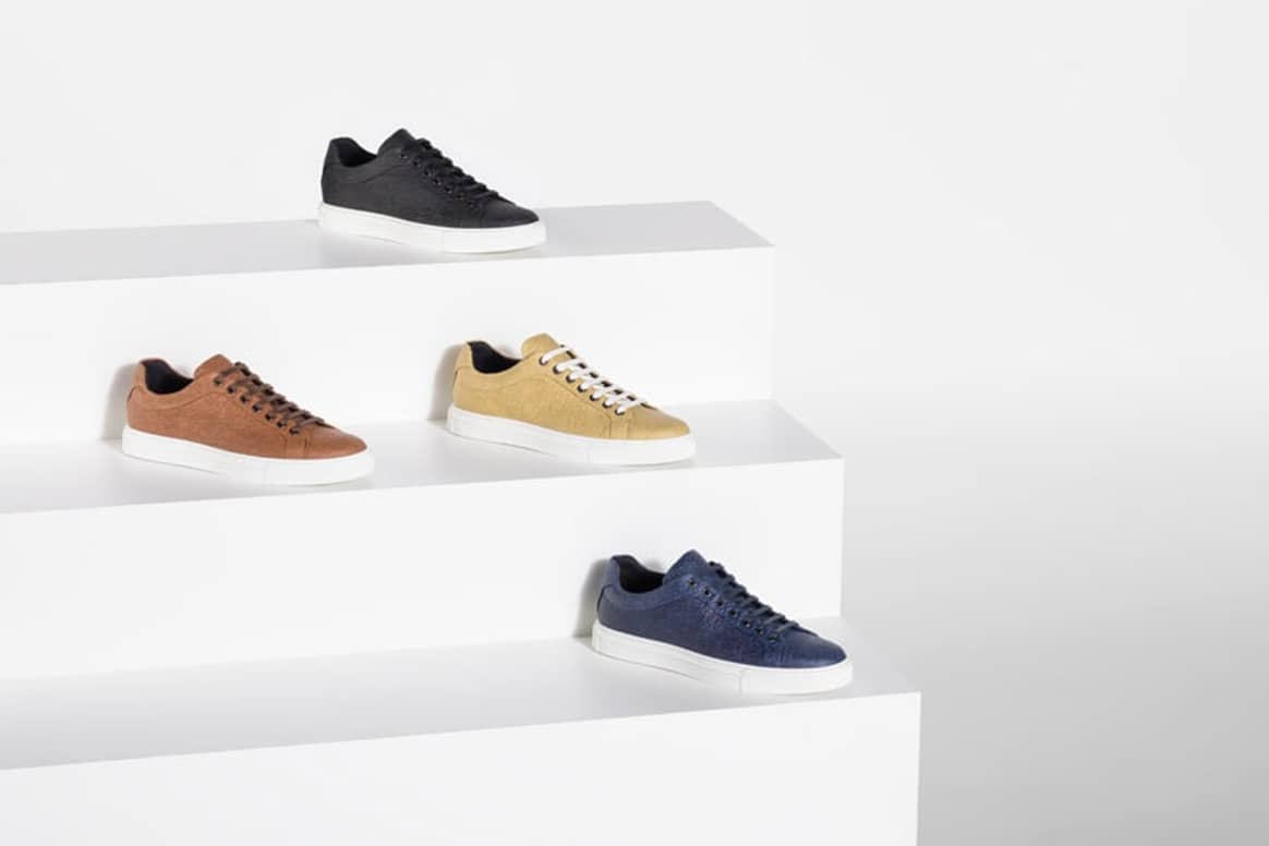 Hugo Boss lanza una nueva zapatilla masculina hecha con Piñatex