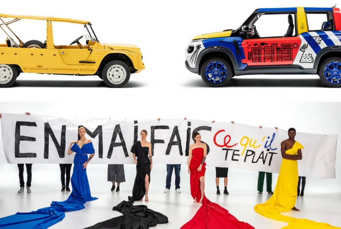 Jean-Charles de Castelbajac crée une "Art Car" pour les 50 ans de la Méhari Citroën