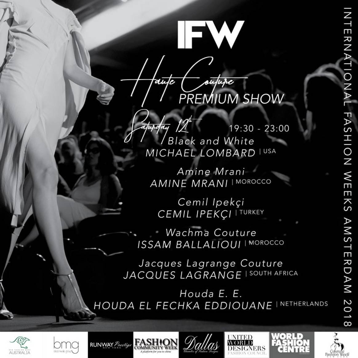 Amsterdam krijgt er met International Fashion Weeks een nieuw mode-evenement bij