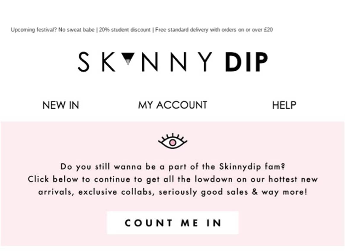 The best GDPR fashion emails asking you to 'Stay in Touch'