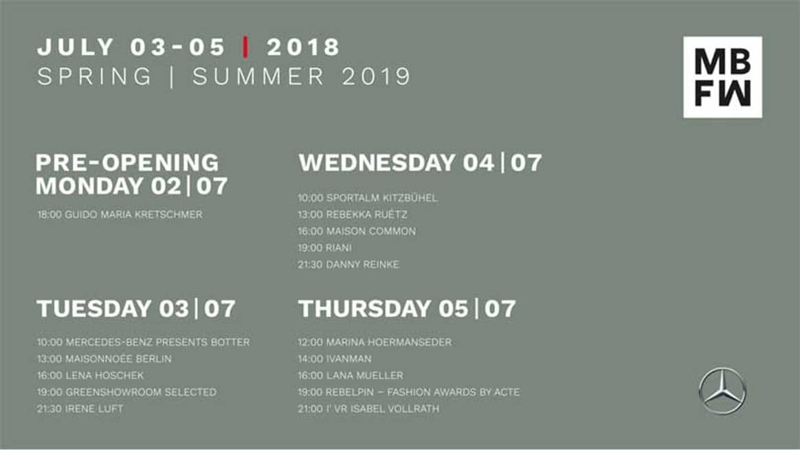 FOLLOW MBFW - LIBERATE FASHION | MBFW releases show schedule and announces further details