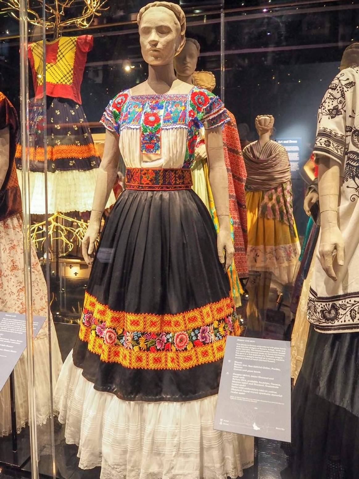 Inside the Frida Kahlo exhibition at the V&A