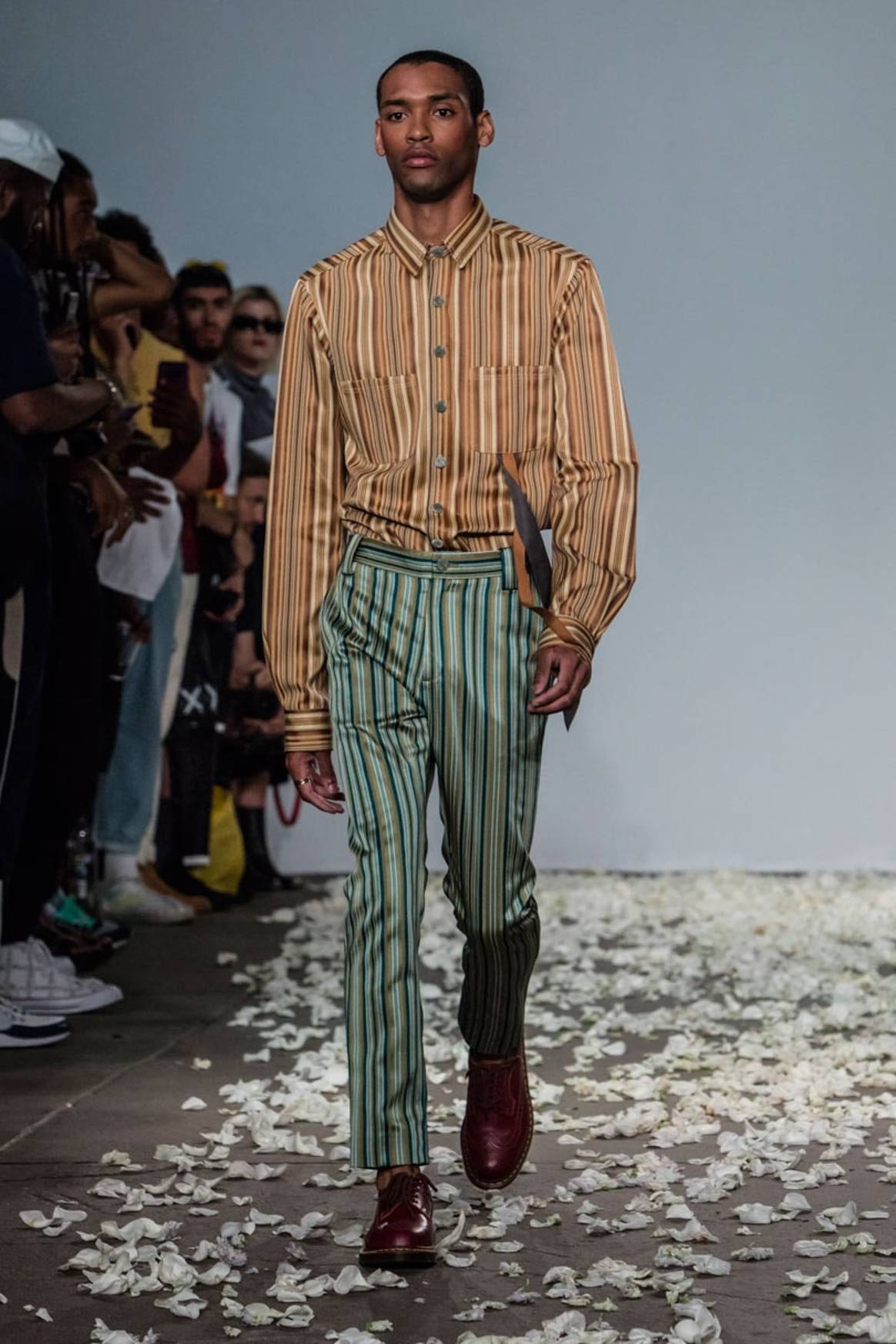 Kenneth Nicholson presents "Lover From the Bath" at NYFW: Men's