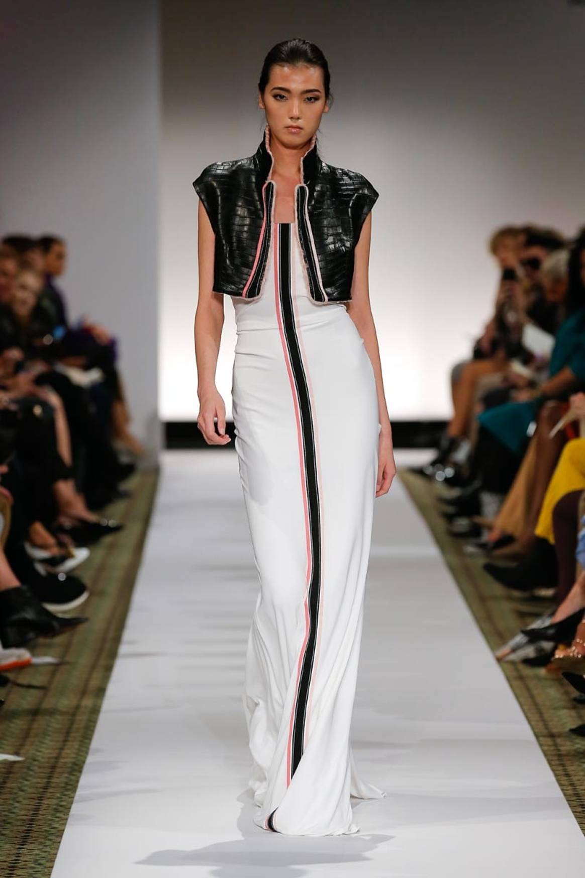Dennis Basso found inspiration from the global woman at NYFW