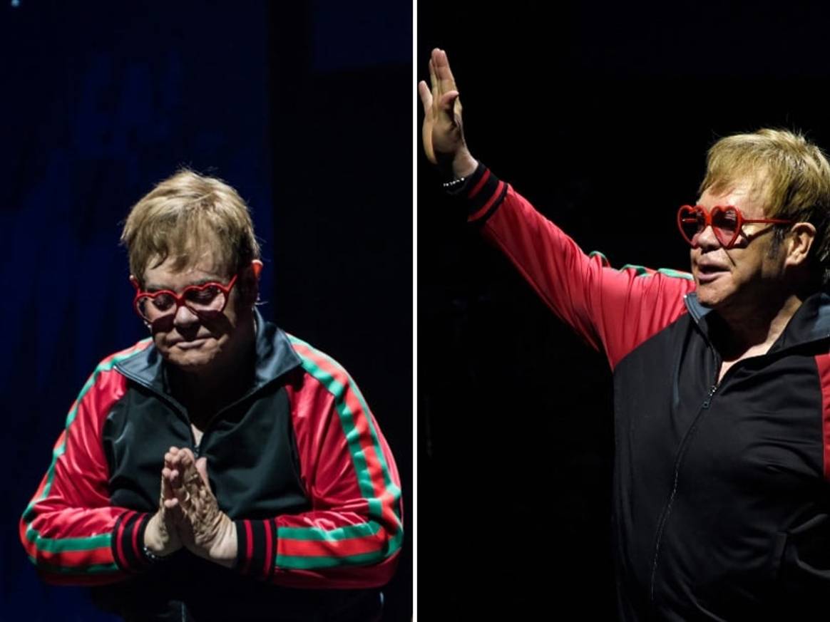 Gucci habille Elton John pour sa tournée d'adieu