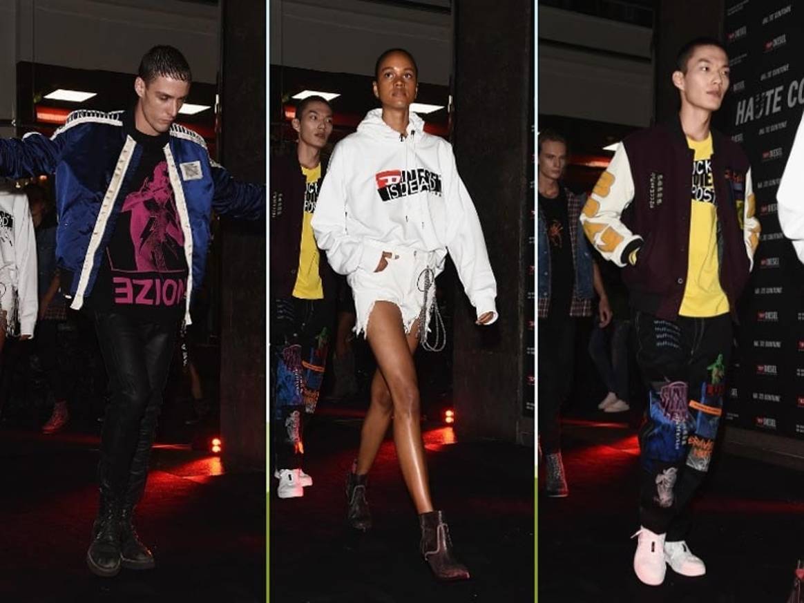 Diesel crée le buzz à Milan avec Nicki Minaj pour présenter sa collection "Hate Couture"