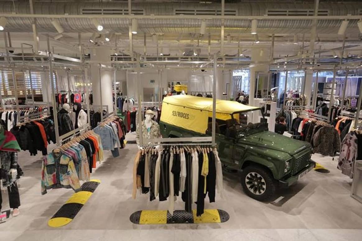 Selfridges' reimagined menswear floor decked out with skate bowl