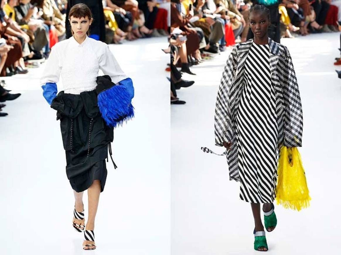 Tiny bags and big shades: top trends at Paris fashion week