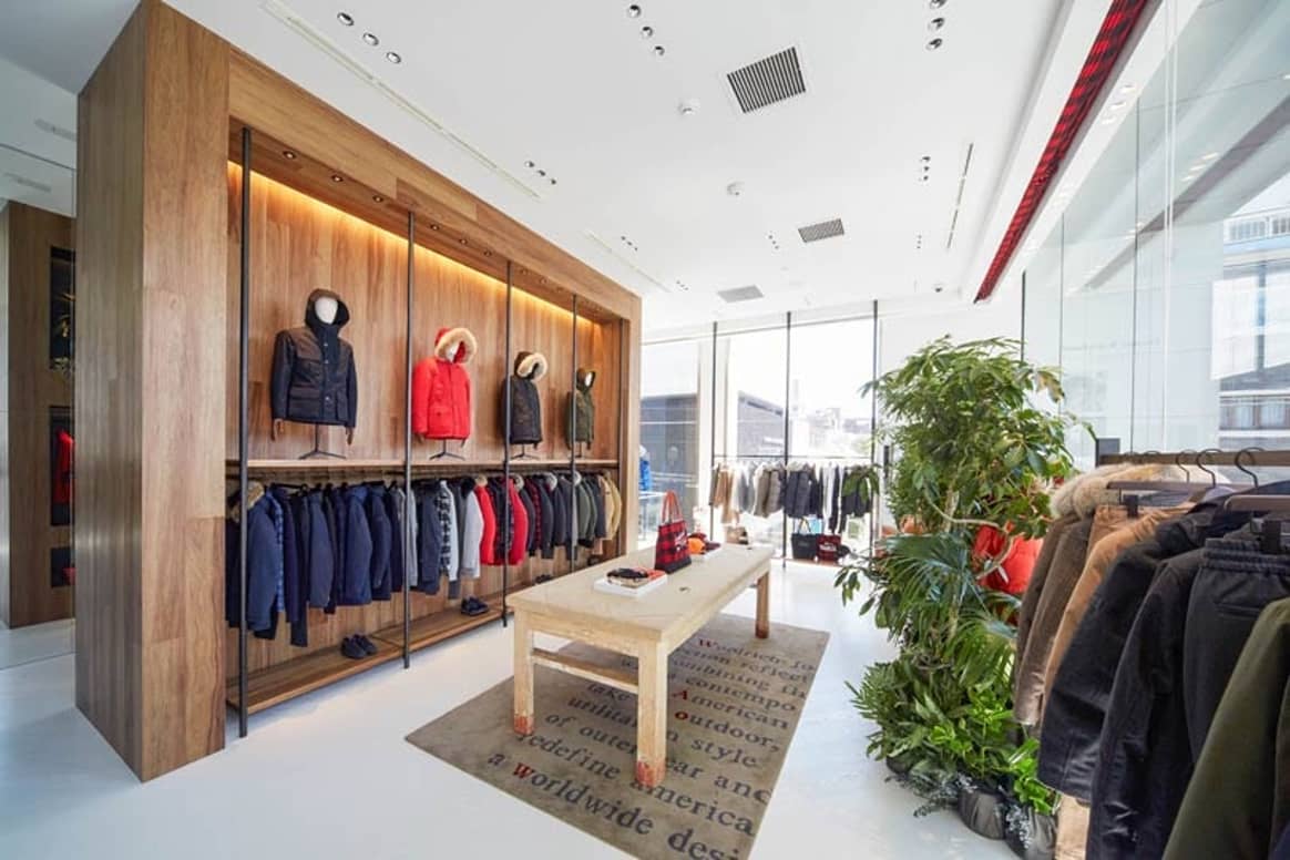 Zien: Woolrich opent flagshipwinkel in Aoyama , Japan