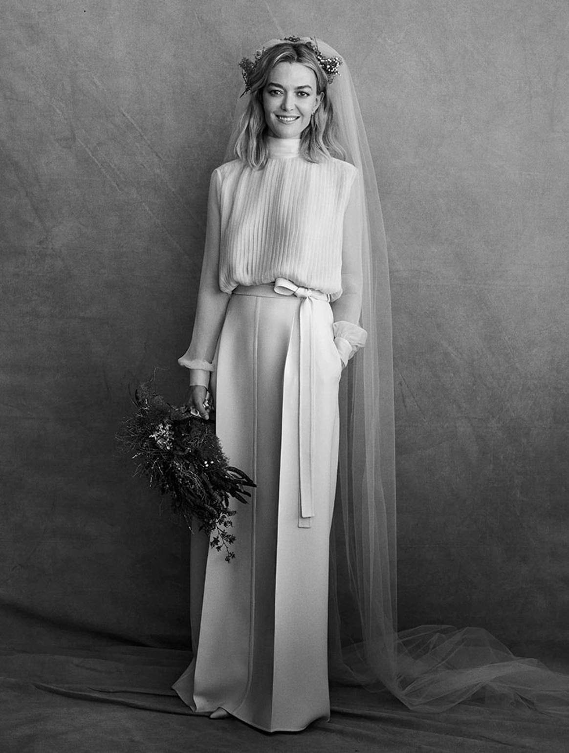 Marta Ortega (fille du fondateur de Zara) porte une robe Valentino à son mariage