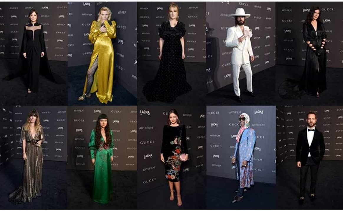 GUCCI DRESSES VIPS FOR THE EIGHTH ANNUAL LACMA ART+FILM GALA - AND - GUCCI HOSTS PARTY TO CELEBRATE GUCCI GUILTY FRAGRANCES