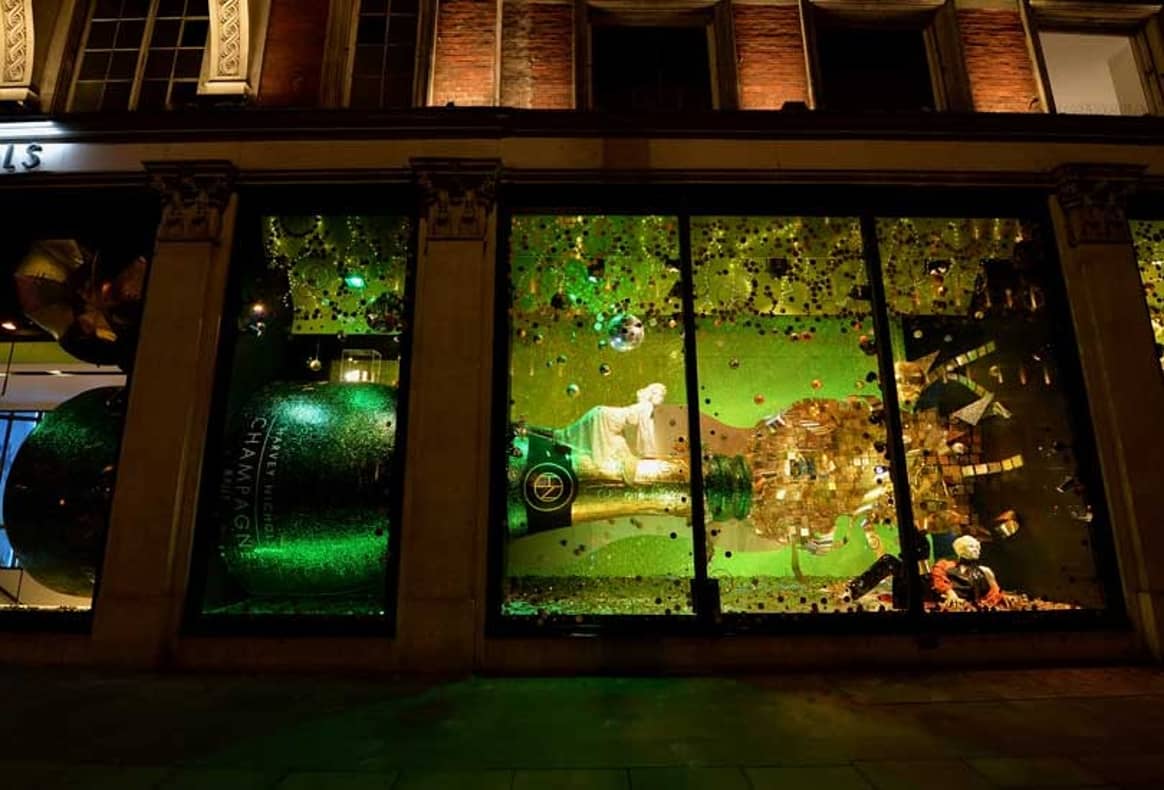 Harvey Nichols unveils Christmas windows