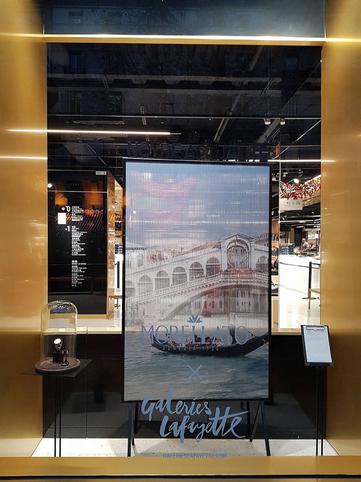 En images : Morellato ouvre un pop-up store aux Galeries Lafayette d’Haussmann