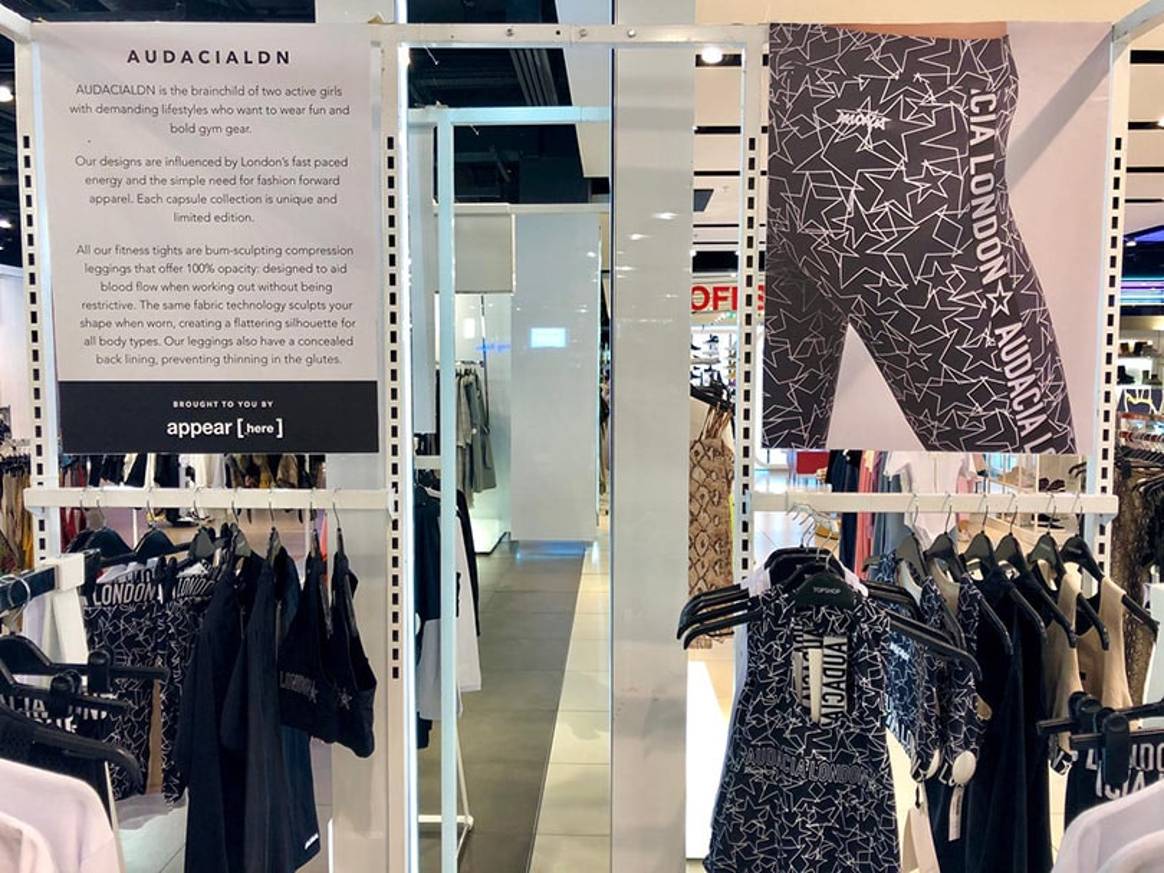 Audacia London launches pop-up in Oxford Circus Topshop store