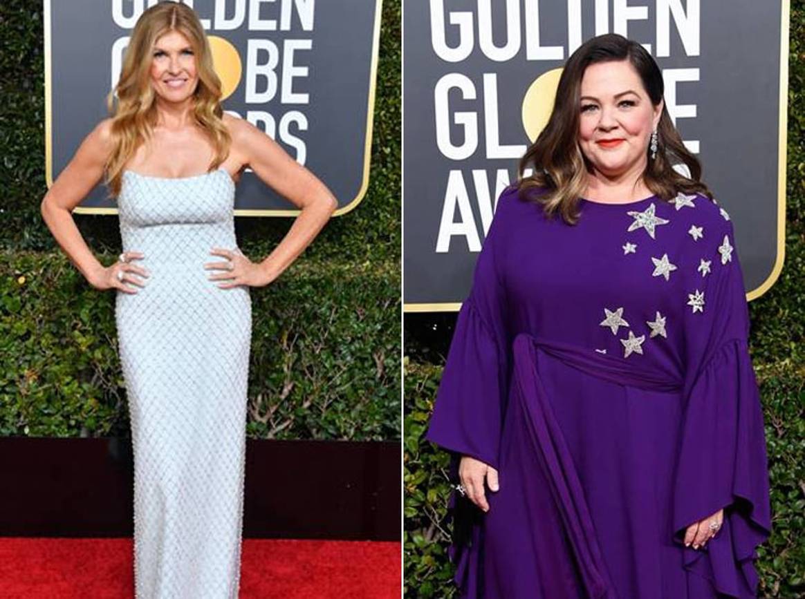 Kijken: de bonte jurken van de Golden Globes 2019