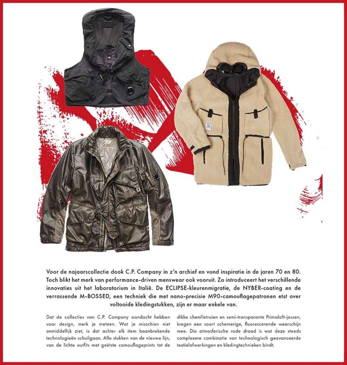 Italiaans urban sportswear mannenlabel C.P. Company introduceert nieuwe najaarscollectie '19