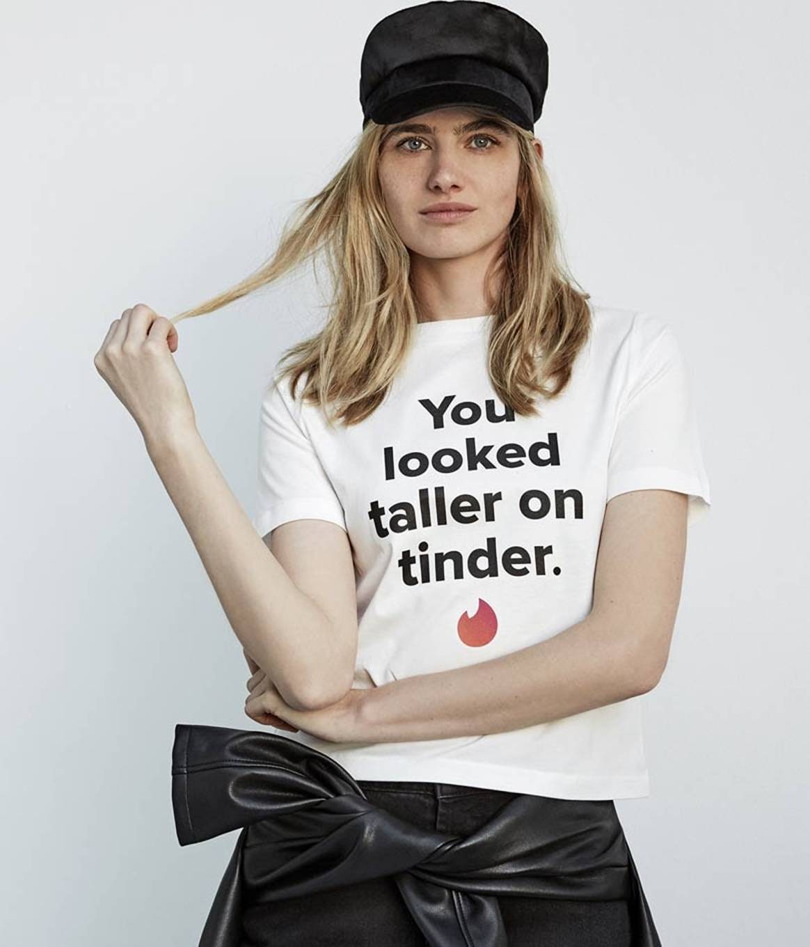 In pictures: Tinder launches T-shirt collection with Stradivarius