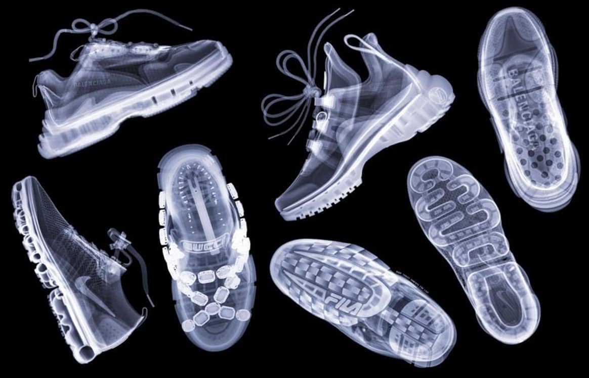 Представлены рентгеновские снимки популярных моделей кроссовок