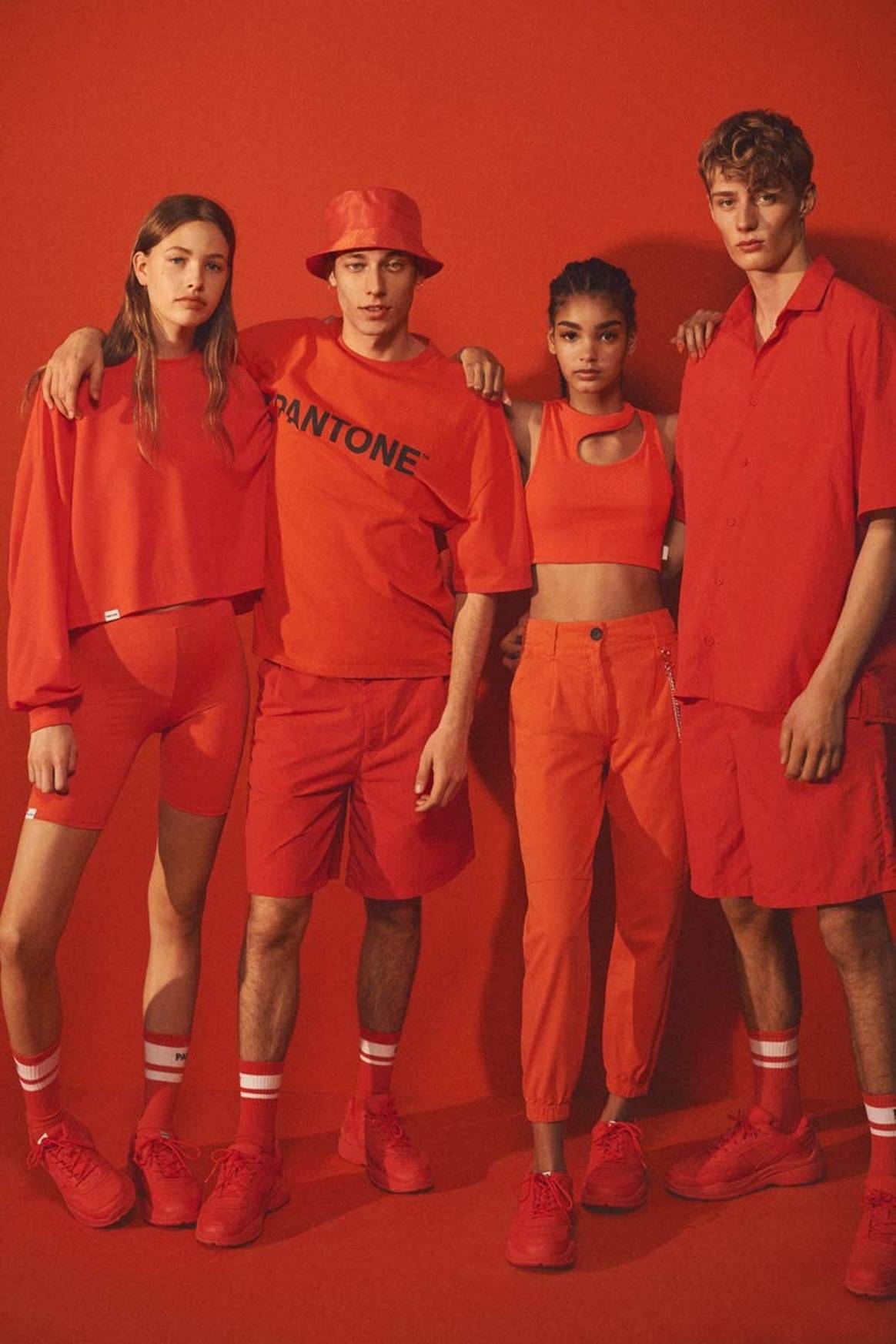 In pictures: Bershka teams up with Pantone for monochromatic capsule collection