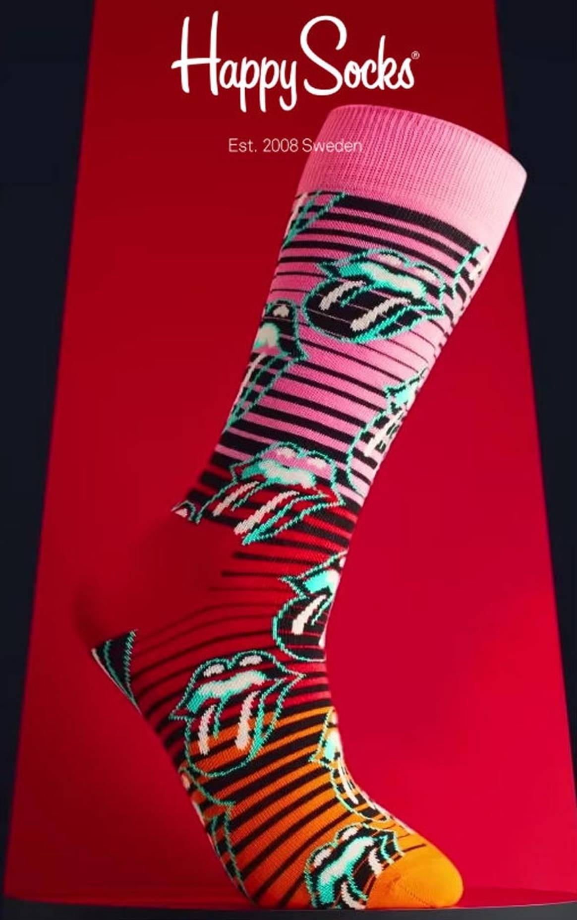 Happy Socks collaborates with The Rolling Stones