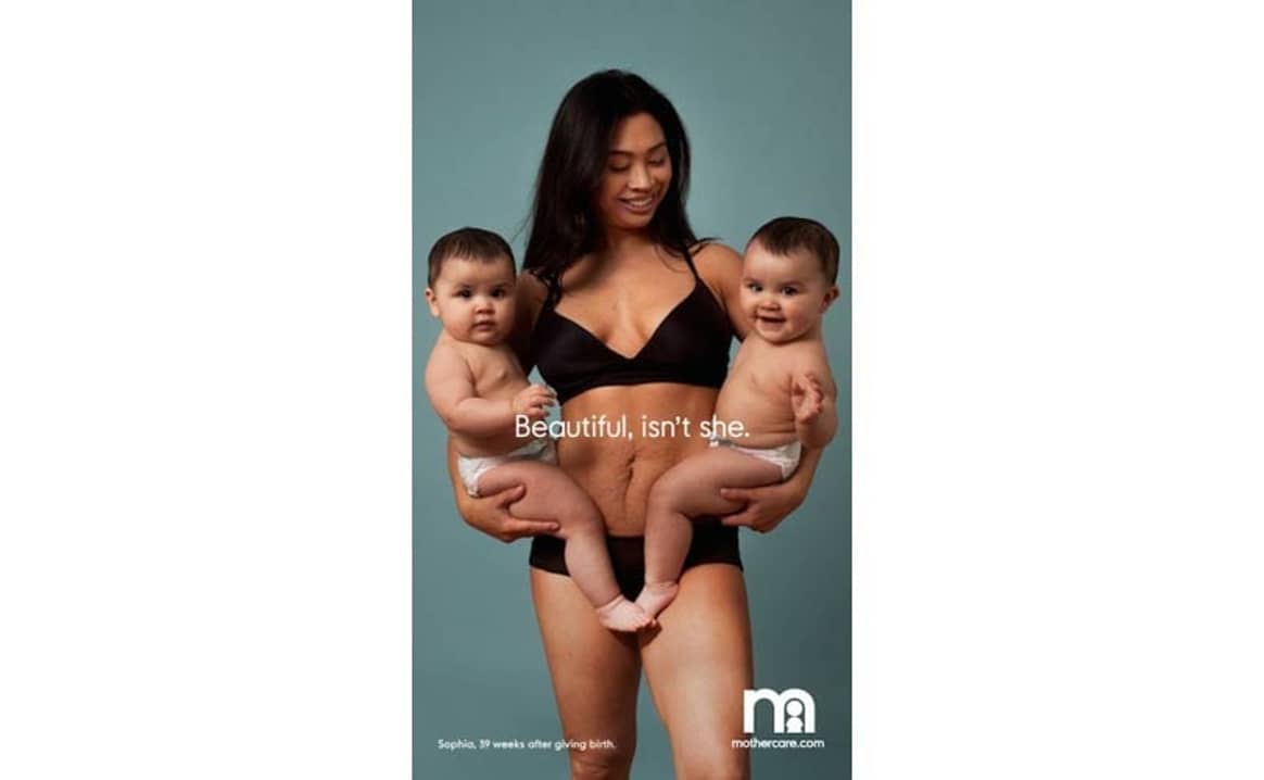 Без фотошопа: Mothercare снял в рекламе недавно родивших женщин