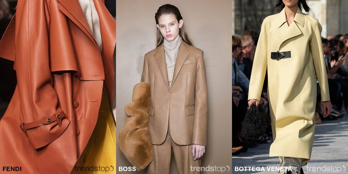 Trend chiave per i materiali per l'abbigliamento donna f/w 2019-20