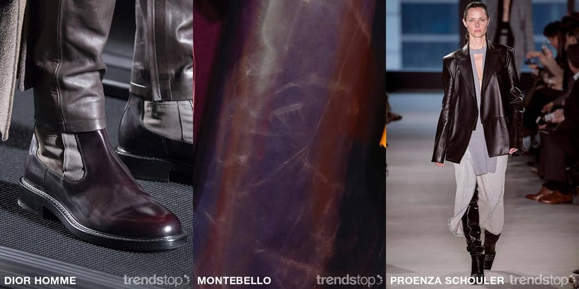 Beelden via Trendstop, van links naar rechts: Dior Homme,
Montebello, Proenza Schouler, allen Herfst Winter
2019-20.