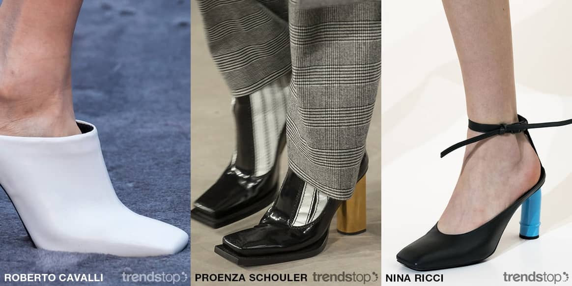 Photo : courtoisie de Trendstop, de gauche à droite : Nina
Ricci, Proenza Schouler, Roberto Cavalli, saison automne hiver
2019-20.