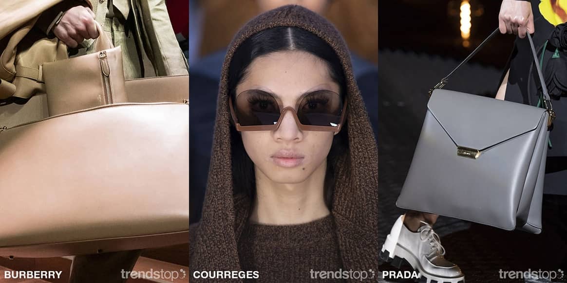 Images courtesy of Trendstop, left to right: Burberry, Courreges, Prada, all Fall Winter 2019-20.
