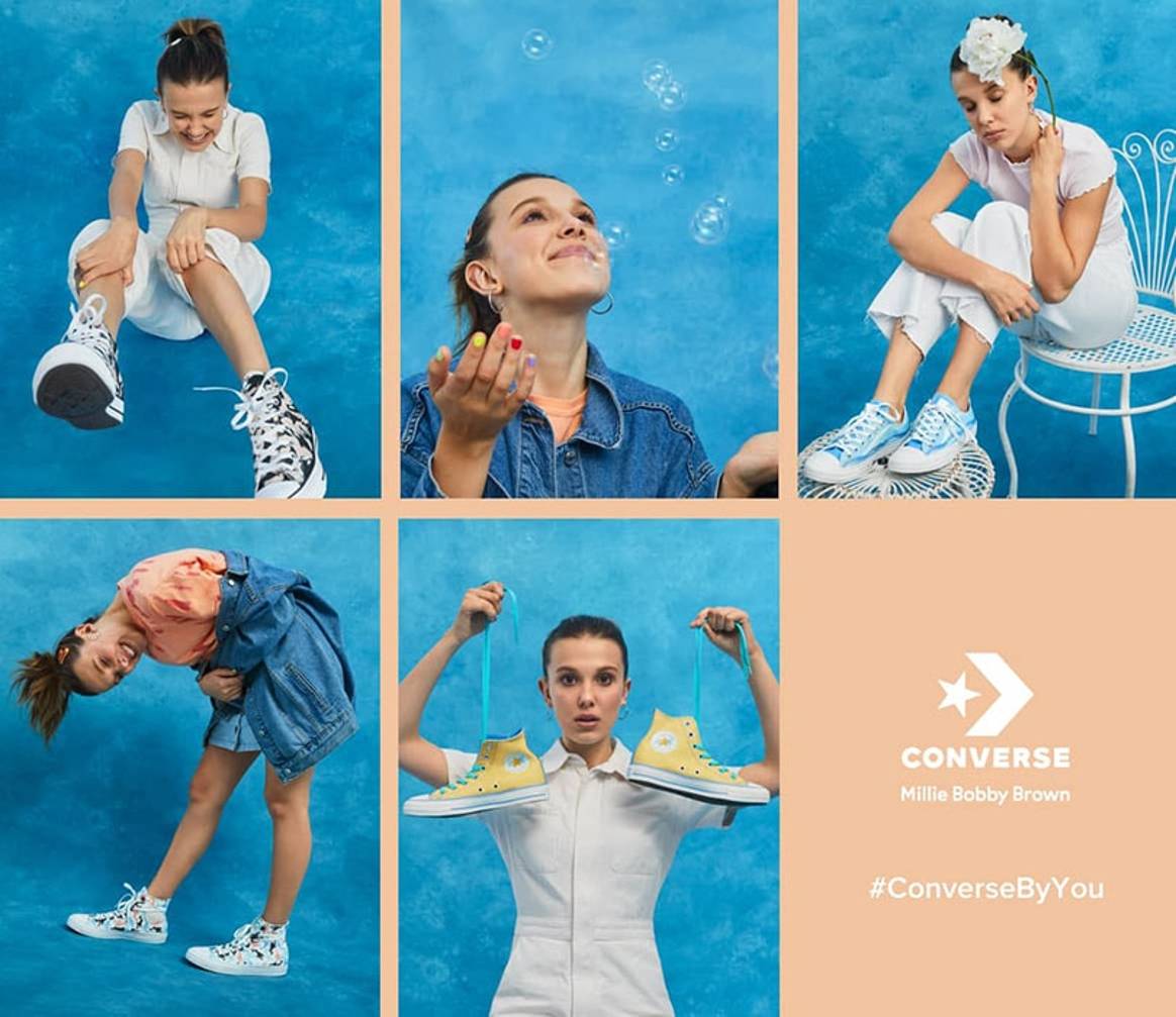 Converse collaborates with Stranger Things star Millie Bobby Brown