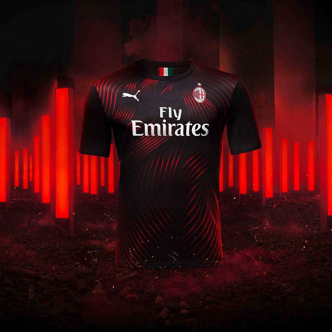 Puma dévoile le nouveau maillot du Milan AC