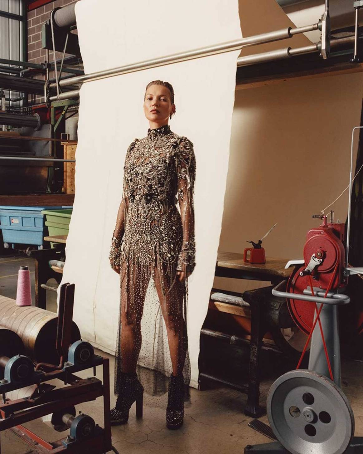 En image : Kate Moss pose pour la campagne AH19 d'Alexander McQueen